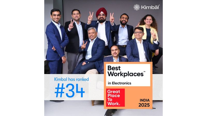 Trust on Overdrive: How Kimbal’s People-First Playbook Catapulted It to India’s Top Workplaces in 2025