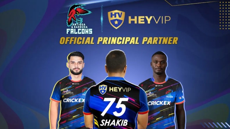 HEYVIP Named Official Principal Partner of Antigua & Barbuda Falcons This Caribbean Cricket Season 2025