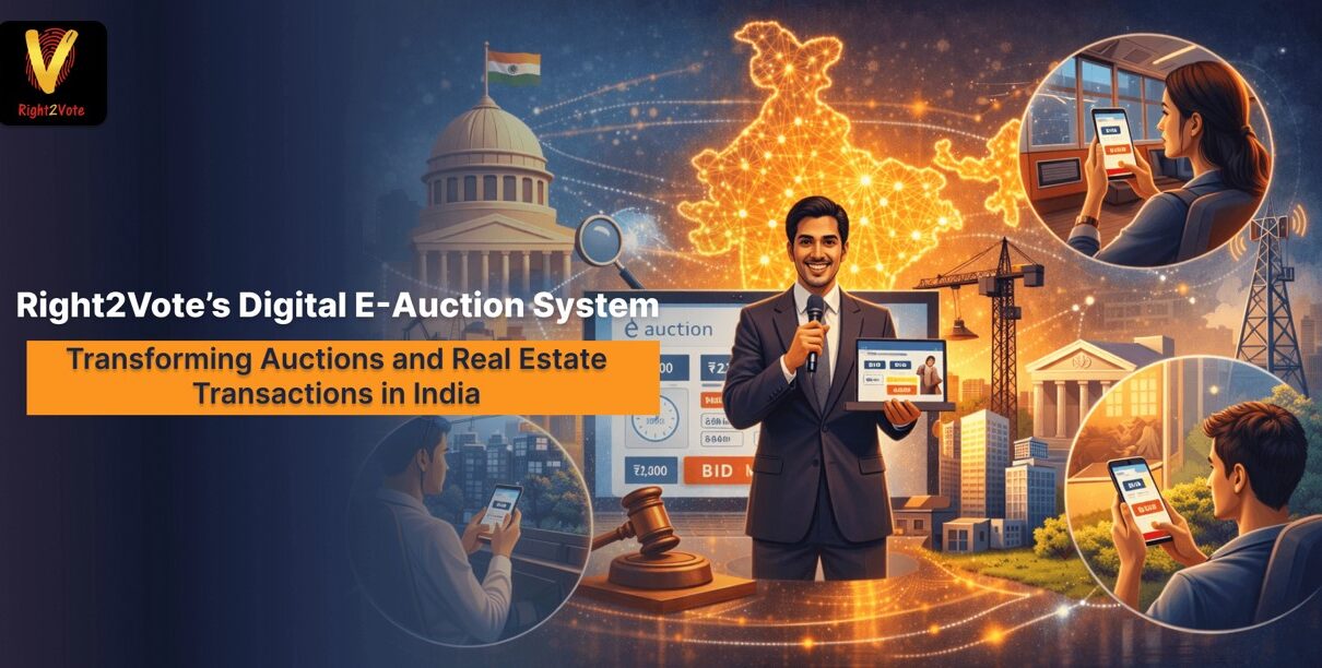 Right2Vote’s Digital E-Auction System Is Transforming Auctions and Real Estate Transactions in India
